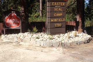 Easter seal camp entrance