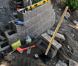 Retaining Wall Mid Build